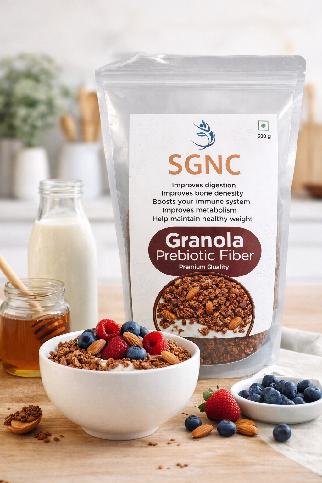 SGNC Granola Prebiotic Fiber – Health in Every Sip of Milk!