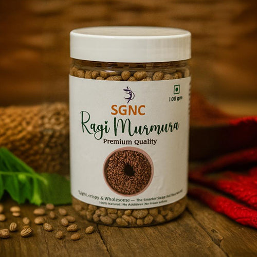 Ragi Murmura with Peanuts and Roasted Chana